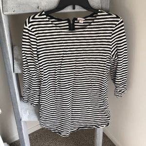 Black striped shirt